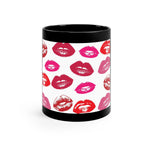 Five Toes Down Kisses Black mug 11oz