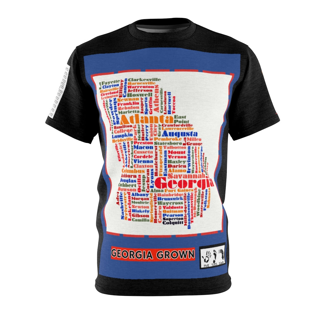 Five Toes Down Georgia Grown Unisex Cut & Sew Tee