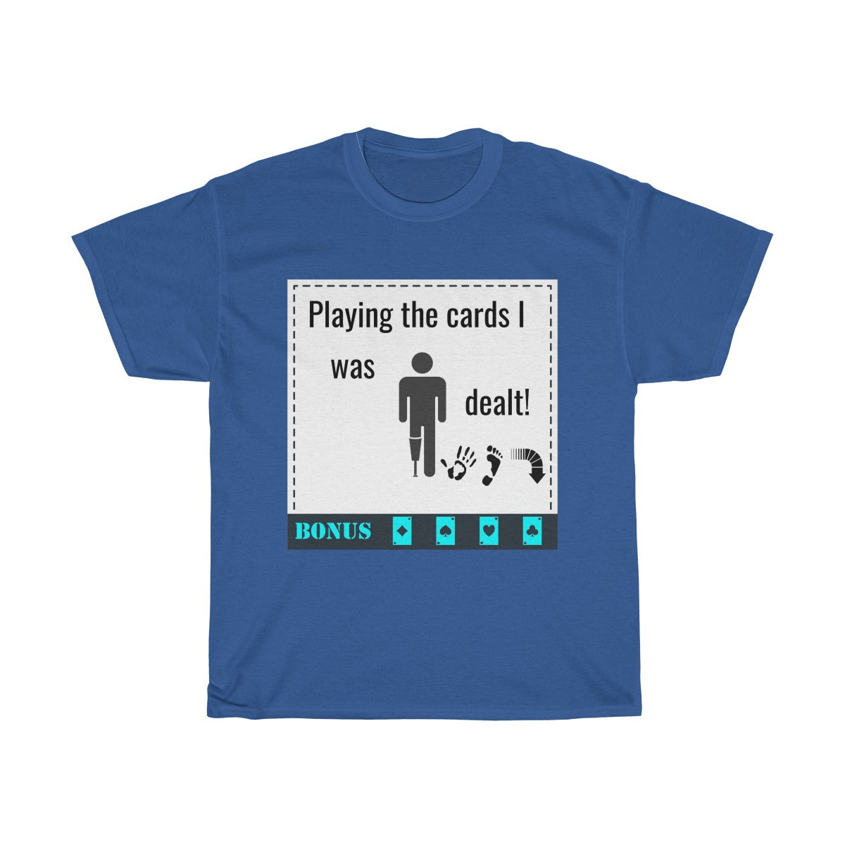 Five Toes Down Play Cards Dealt Unisex Tee
