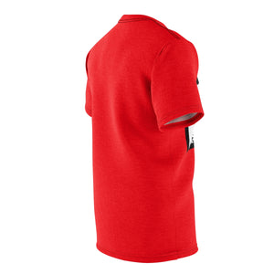Five Toes Down Logo Red Unisex Cut & Sew Tee