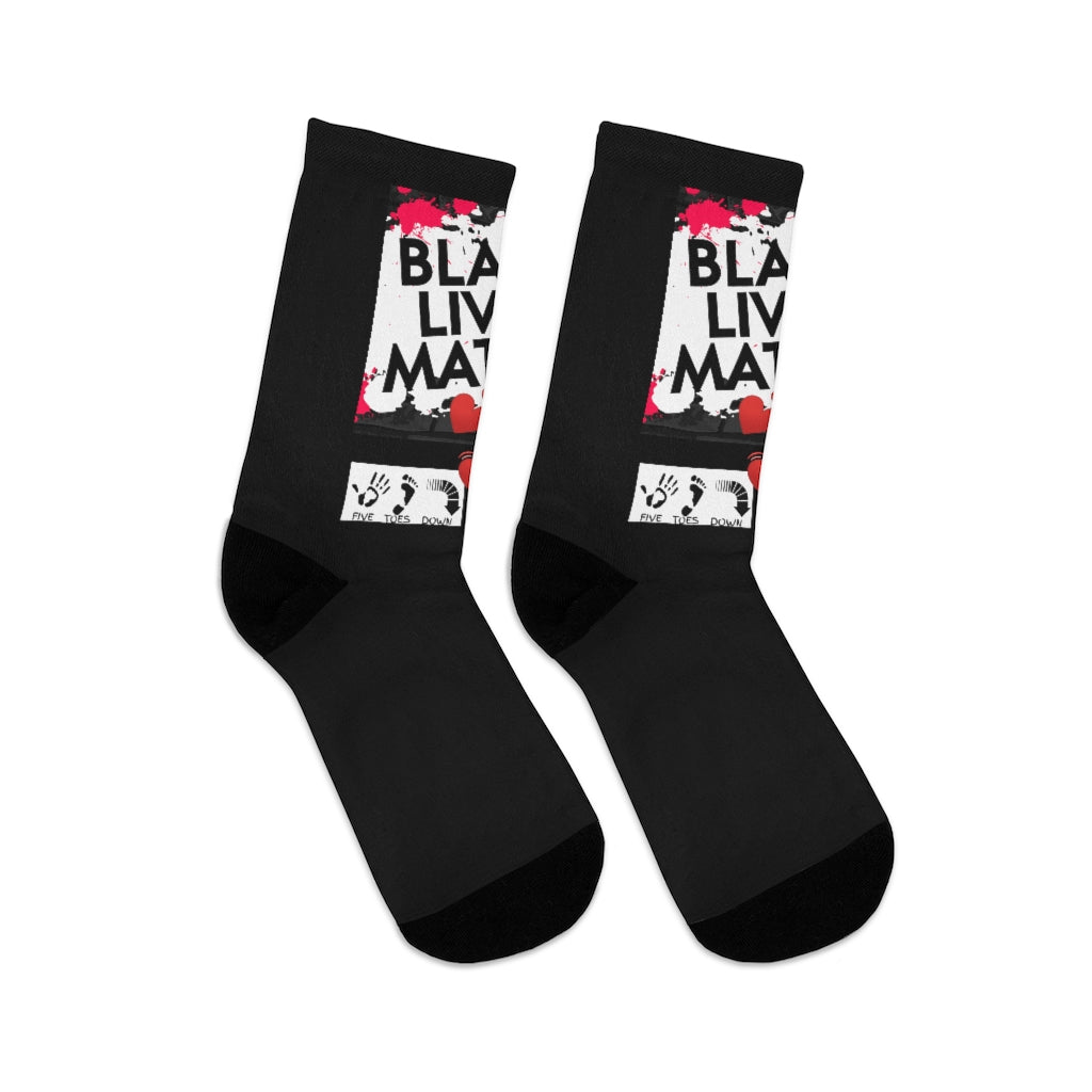 Five Toes Down BLM DTG Socks