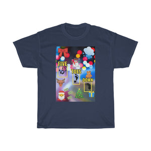 Five Toes Down Logo Christmas Unisex Tee