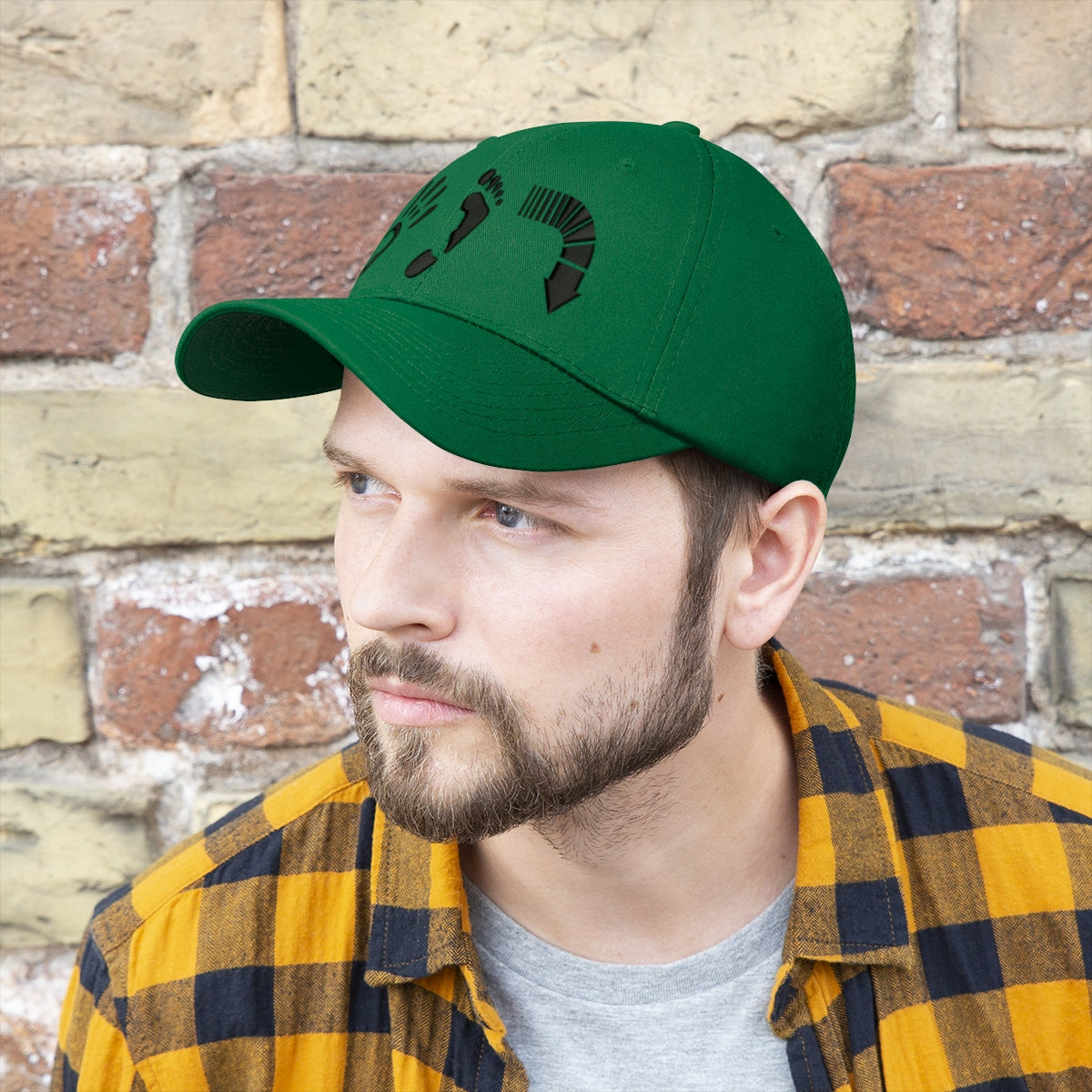 Five Toes Down Unisex Twill Hat Embroidered