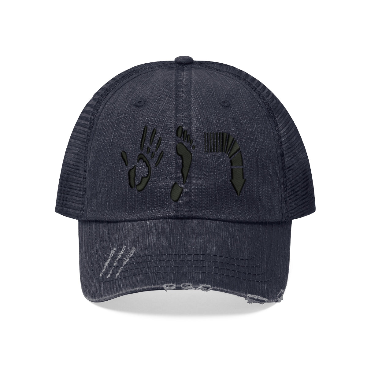 Five Toes Down Unisex Trucker Hat Embroidered
