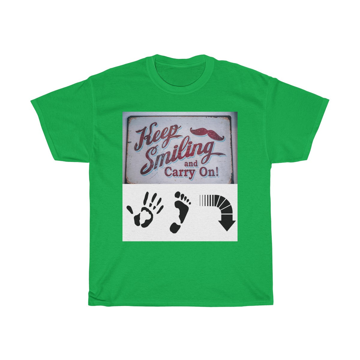 Five Toes Down Keep Smiling Unisex Tee