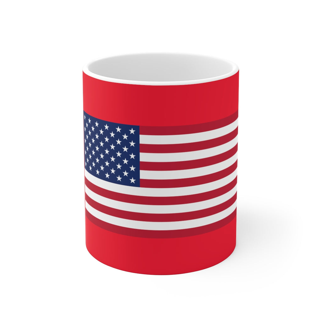 Five Toes Down Flag White Ceramic Mug