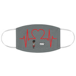 Five Toes Down Logo2 Fabric Face Mask