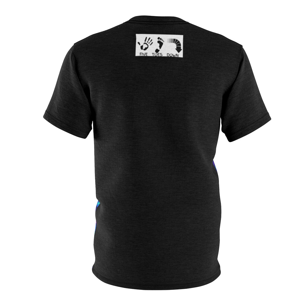 Five Toes Down Neon Ocean Unisex Cut & Sew Tee