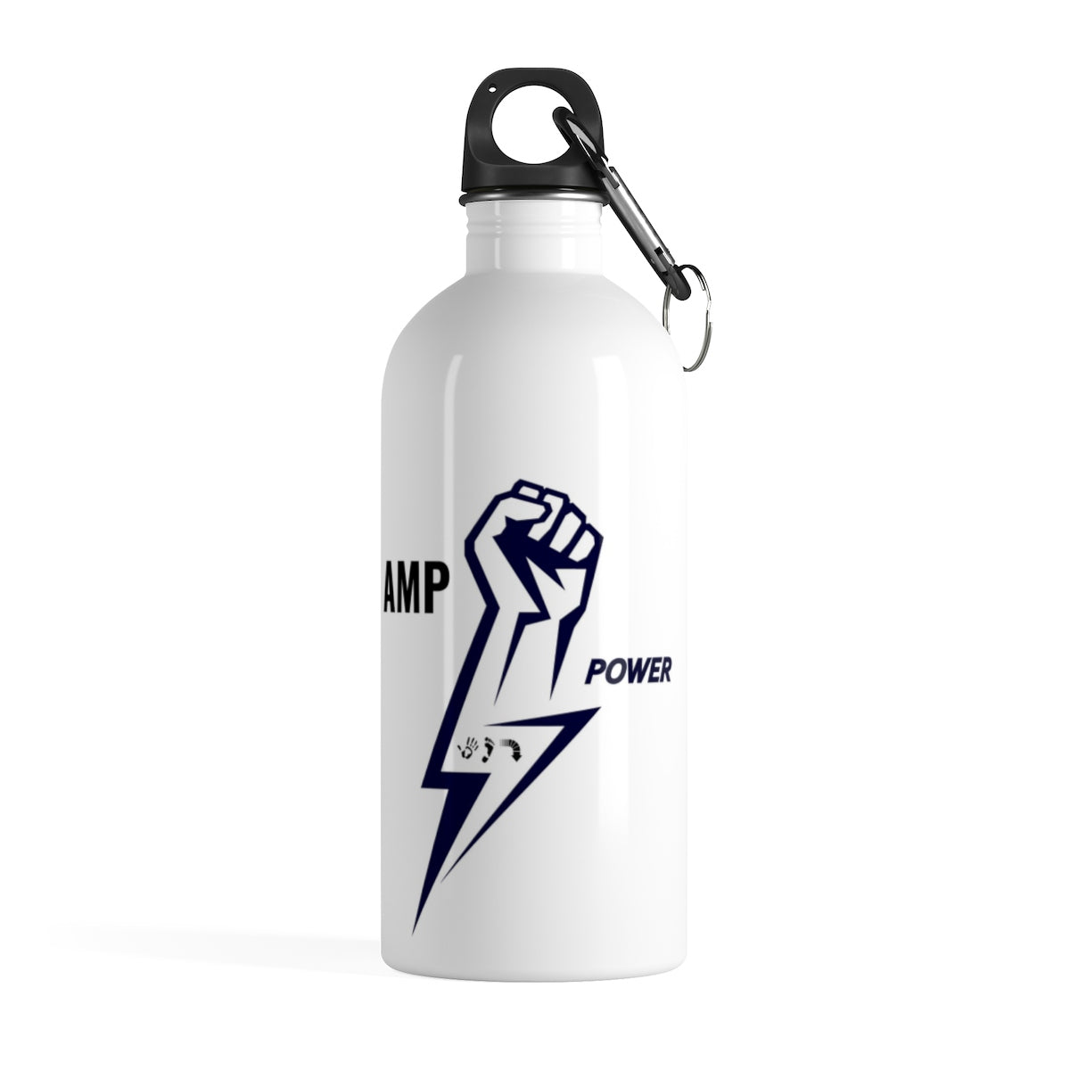 Five Toes Down Amp Power Stainless Steel Water Bottle