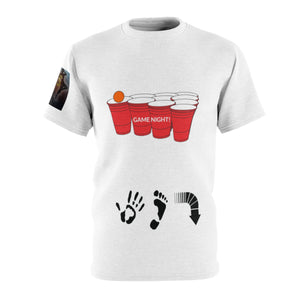 Five Toes Down Game White Unisex Cut & Sew Tee