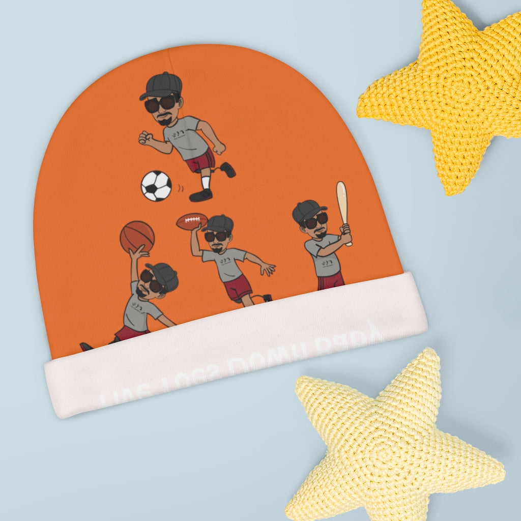 Five Toes Down Baby Beanie Sports