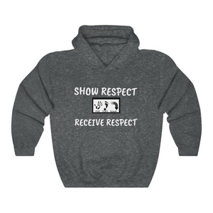 Five Toes Down Show Respect Unisex Heavy Blend Hooded Sweatshirt