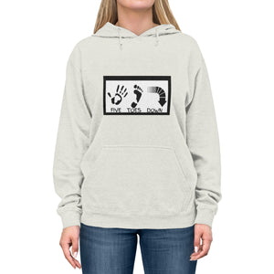 Five Toes Down Logo Unisex Lightweight Hoodie