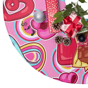 Five Toes Down Candy Christmas Tree Skirts