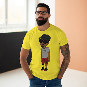 Five Toes Down Henry the Amputee Single Jersey Men's T-shirt