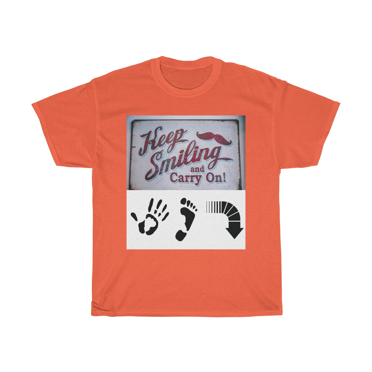 Five Toes Down Keep Smiling Unisex Tee