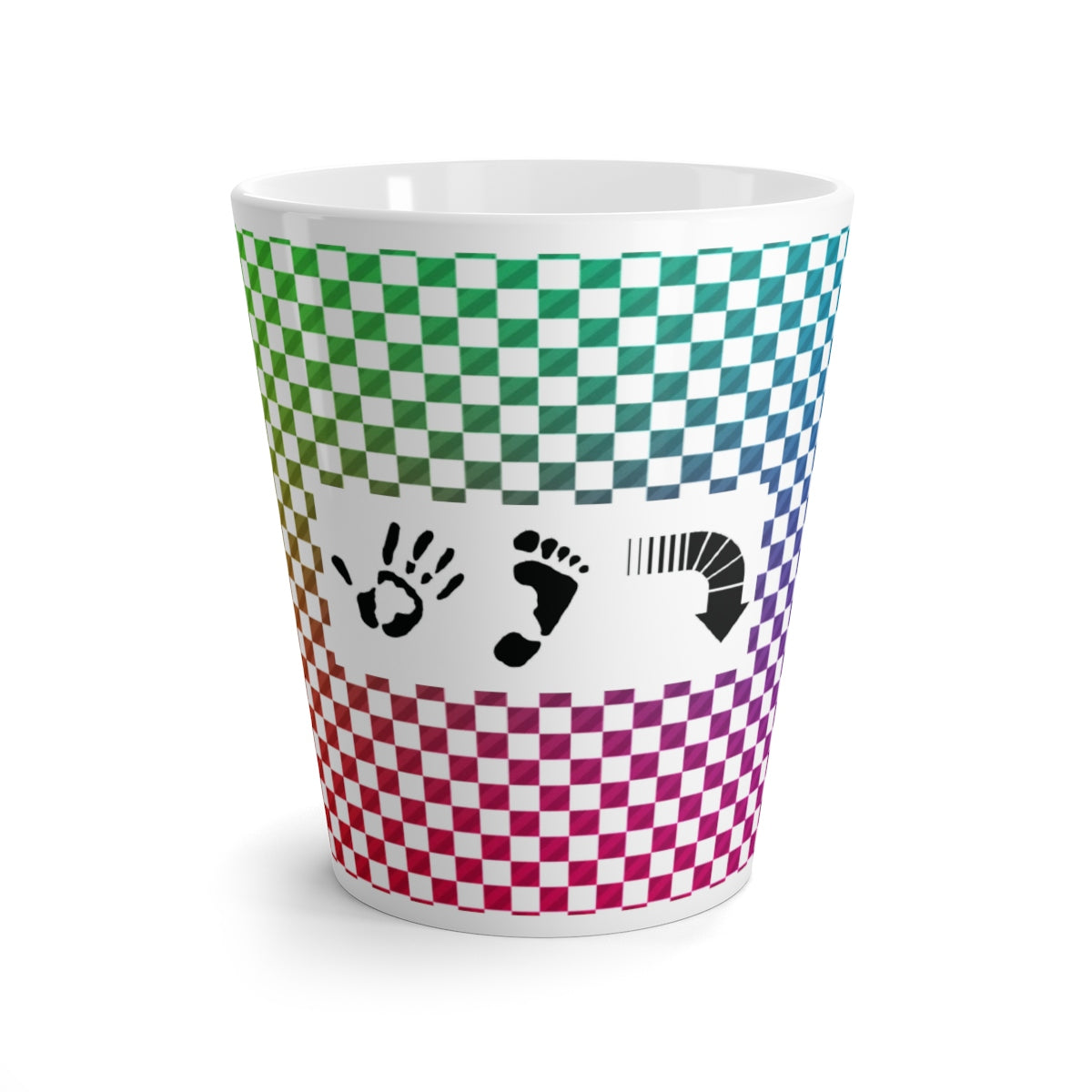 Five Toes Down Latte Mug