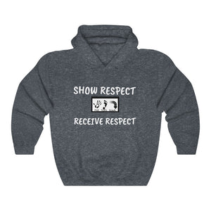 Five Toes Down Show Respect Unisex Heavy Blend Hooded Sweatshirt