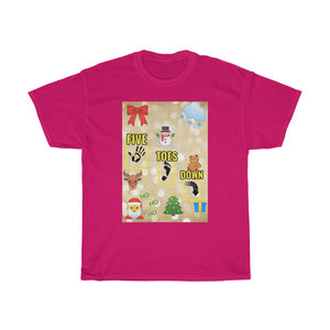 Five Toes Down Logo Christmas Unisex Tee.2