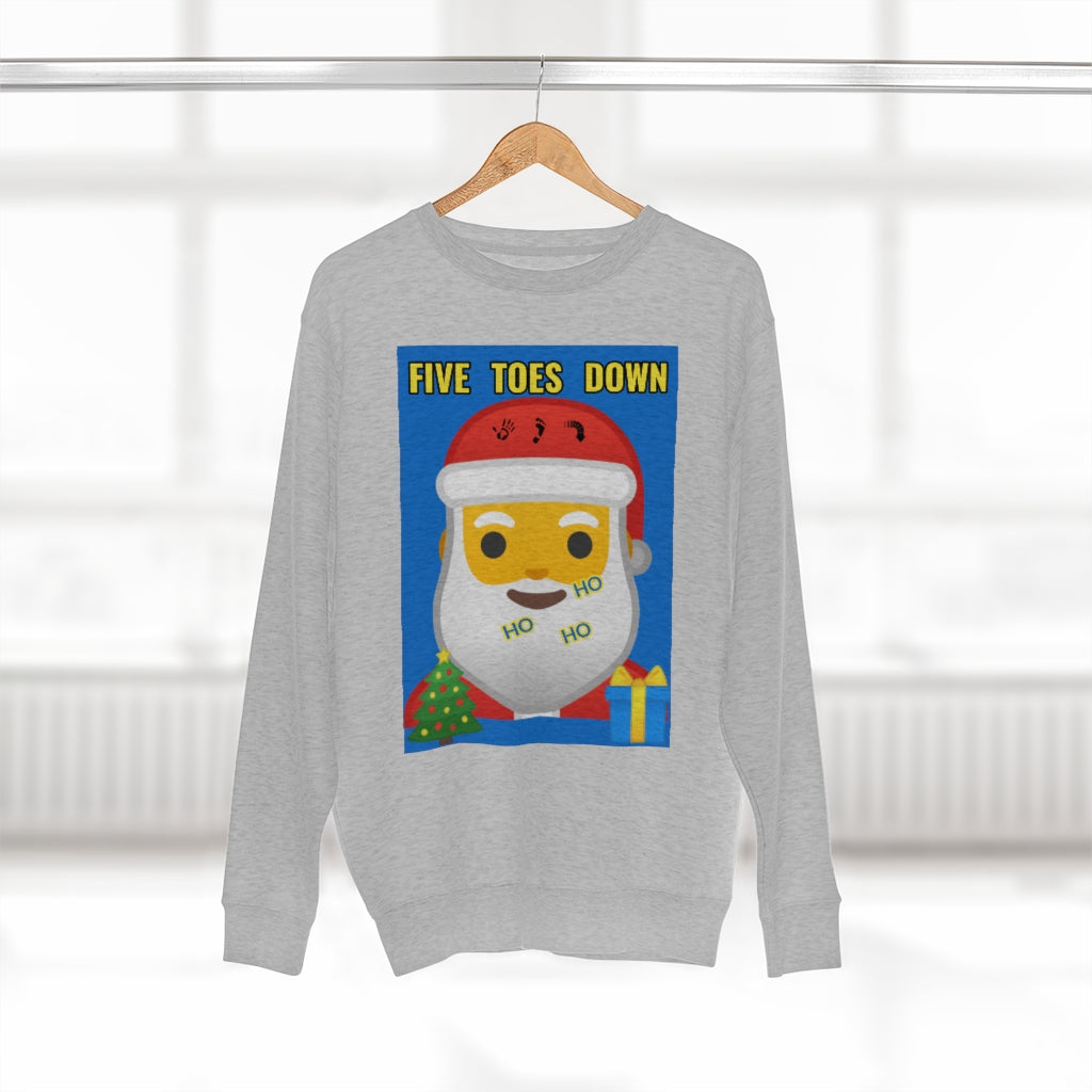 Five Toes Down Santa Unisex Sweatshirt