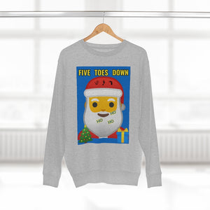Five Toes Down Santa Unisex Sweatshirt