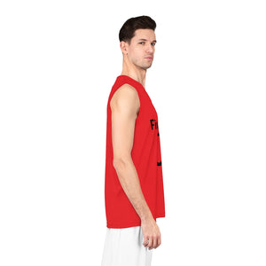 Five Toes Down Air Amputee Basketball Jersey Red
