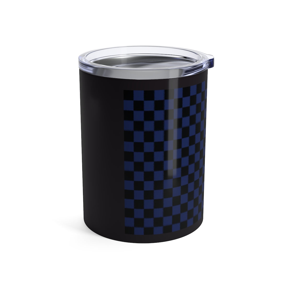 Five Toes Down Blue Checker Tumbler 10oz