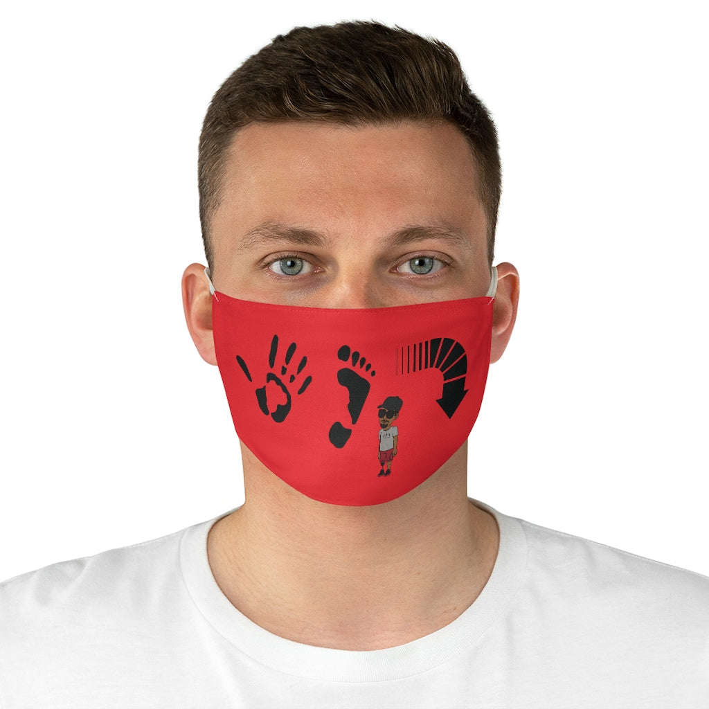 Five Toes Down Logo Fabric Face Mask
