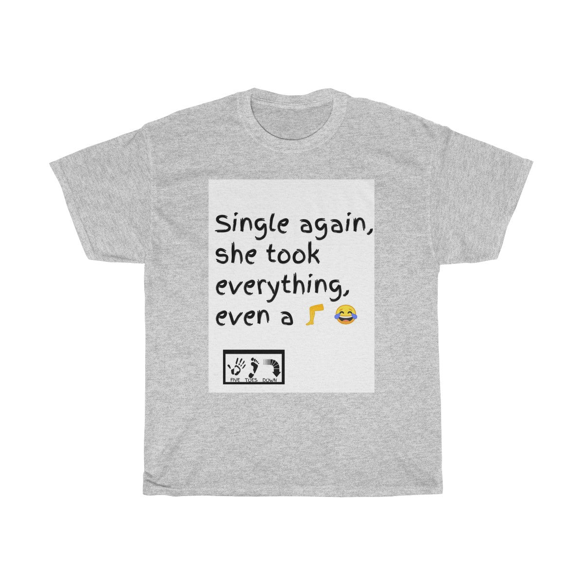 Five Toes Down She Took Unisex Tee