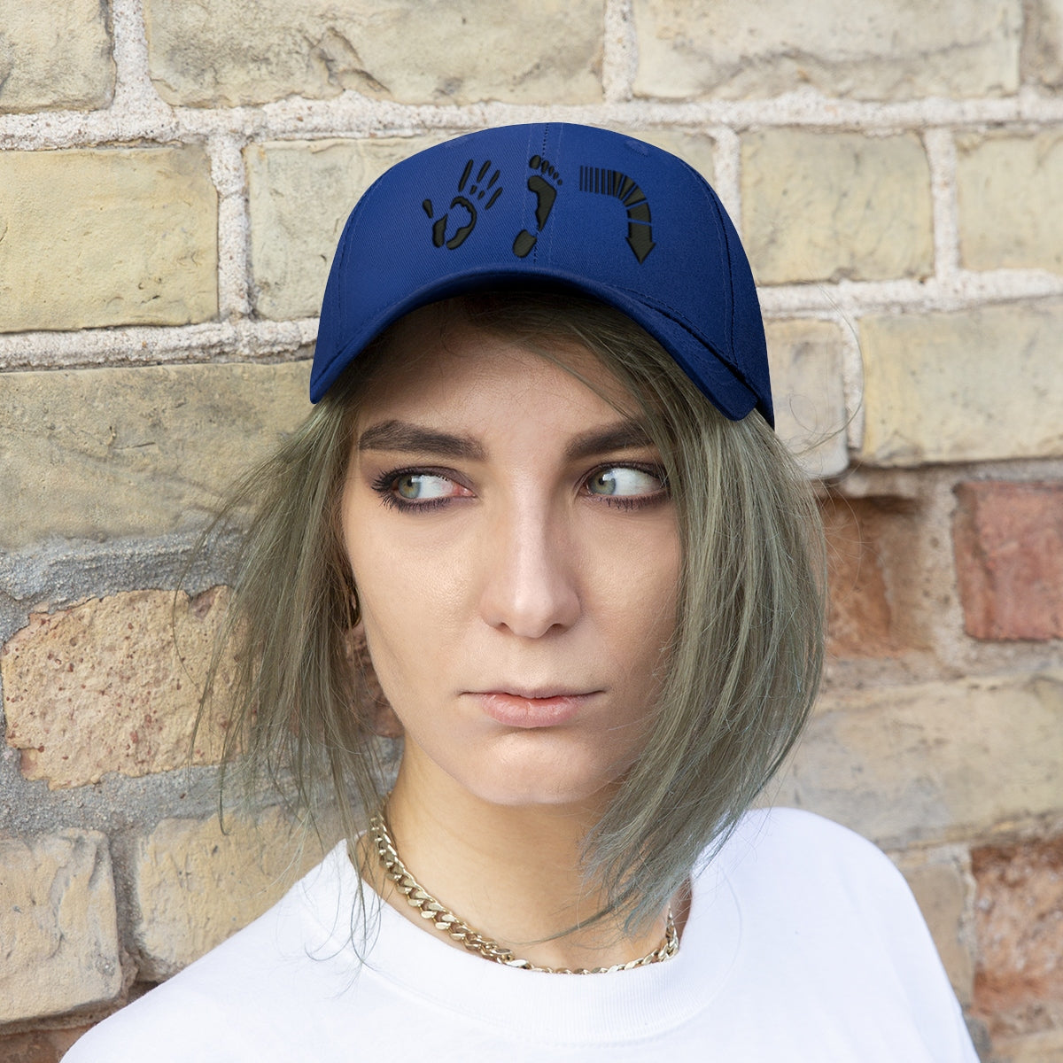 Five Toes Down Unisex Twill Hat Embroidered
