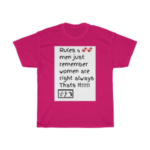 Five Toes Down Rules 4 Love Unisex Tee