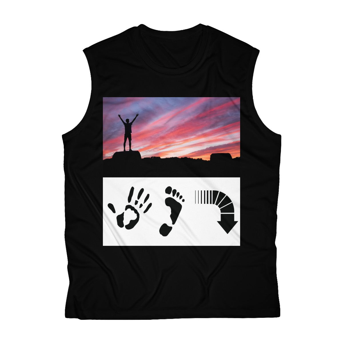 Five Toes Down Performance Tee