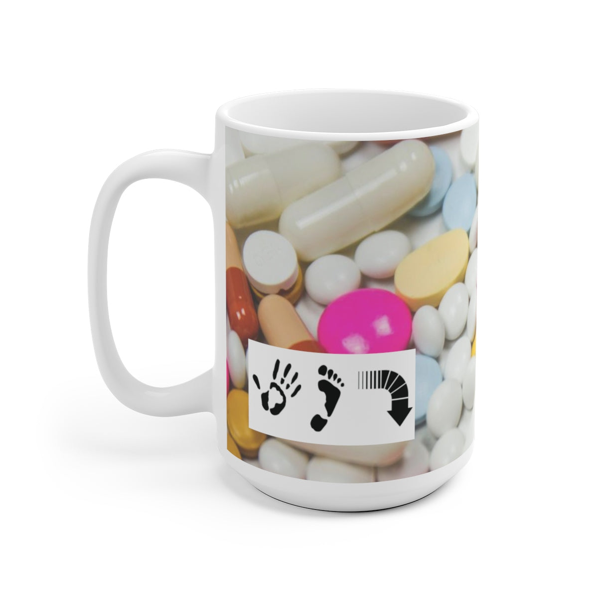 Five Toes Down Nurse White Ceramic Mug