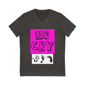 Five Toes Down No Cry Unisex V-Neck Tee