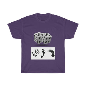 Five Toes Down Dice Unisex Tee