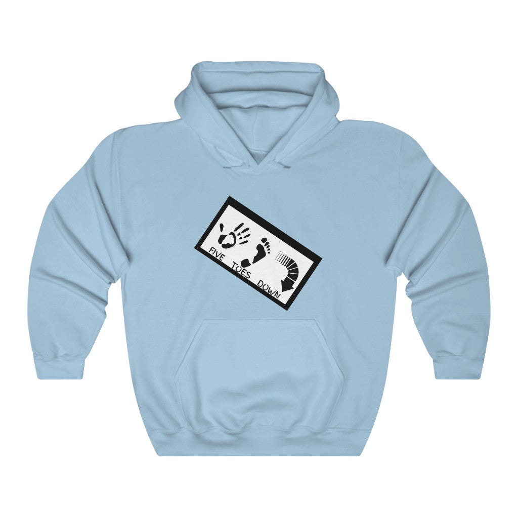 Five Toes Down Logo Unisex Heavy Blend Hooded Sweatshirt
