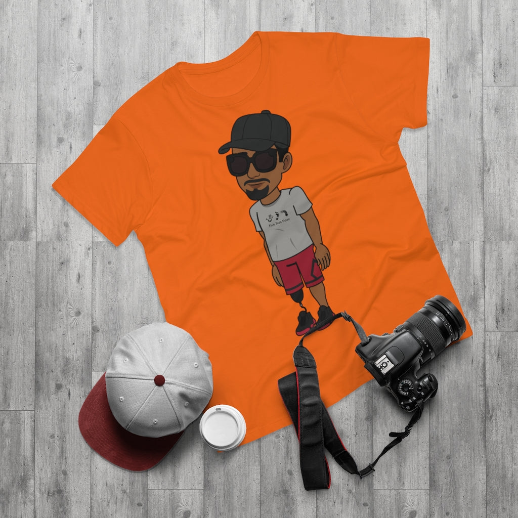 Five Toes Down Henry the Amputee Single Jersey Men's T-shirt