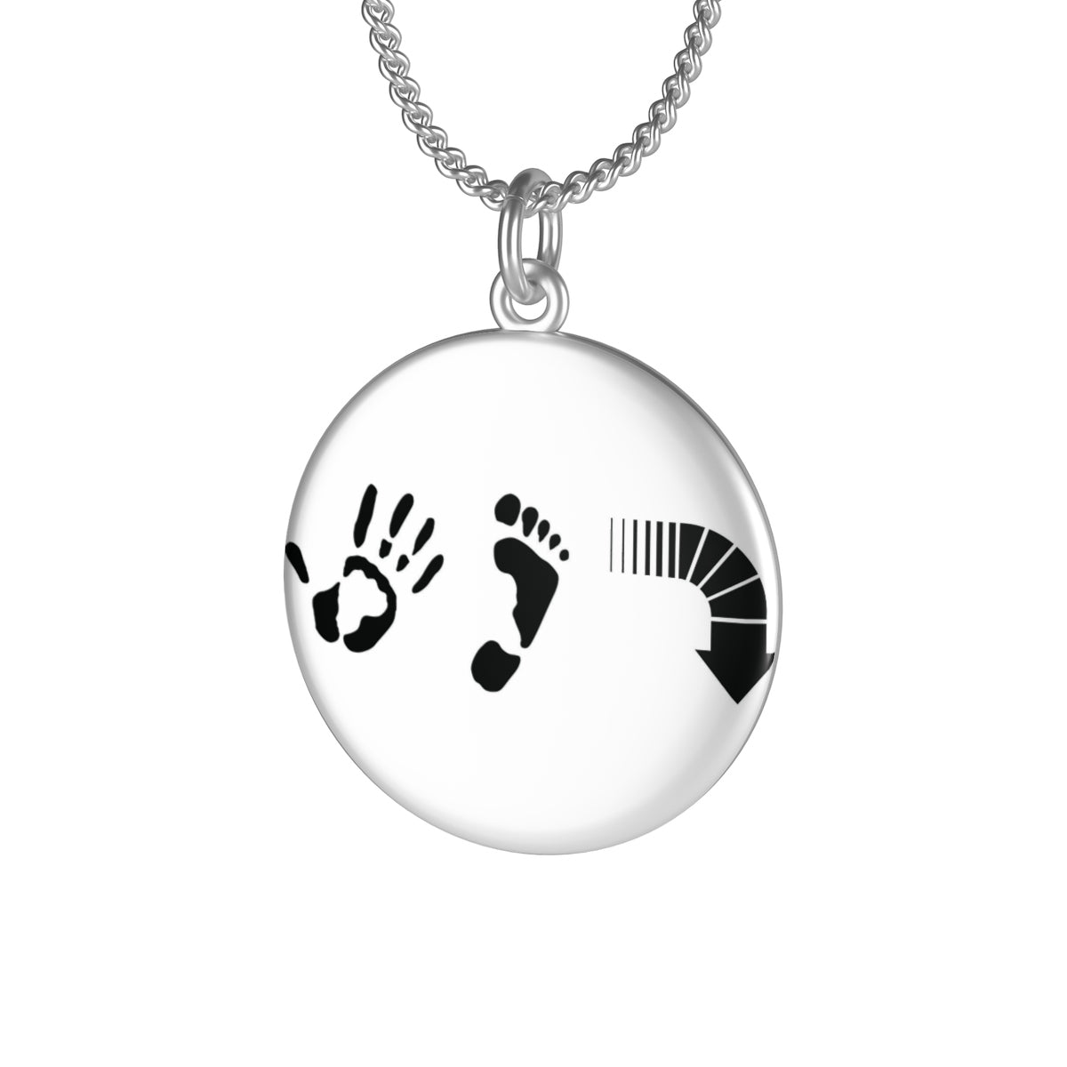 Five Toes Down Single Loop Necklace