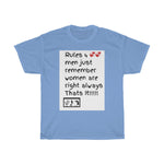 Five Toes Down Rules 4 Love Unisex Tee