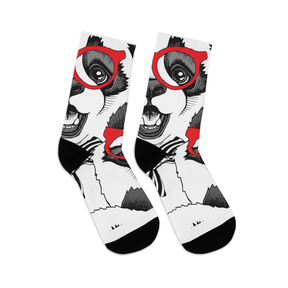 Five Toes Down Panda Socks