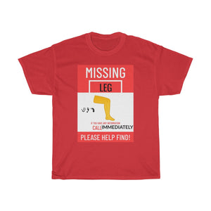 Five Toes Down Missing Leg Unisex Tee