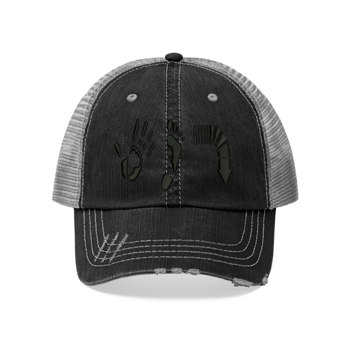 Five Toes Down Unisex Trucker Hat Embroidered