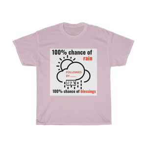 Five Toes Down Chance of Rain Unisex Tee