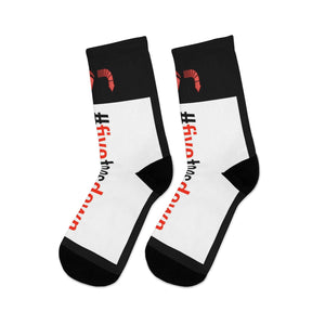 Five Toes Down Hashtag Socks Blk
