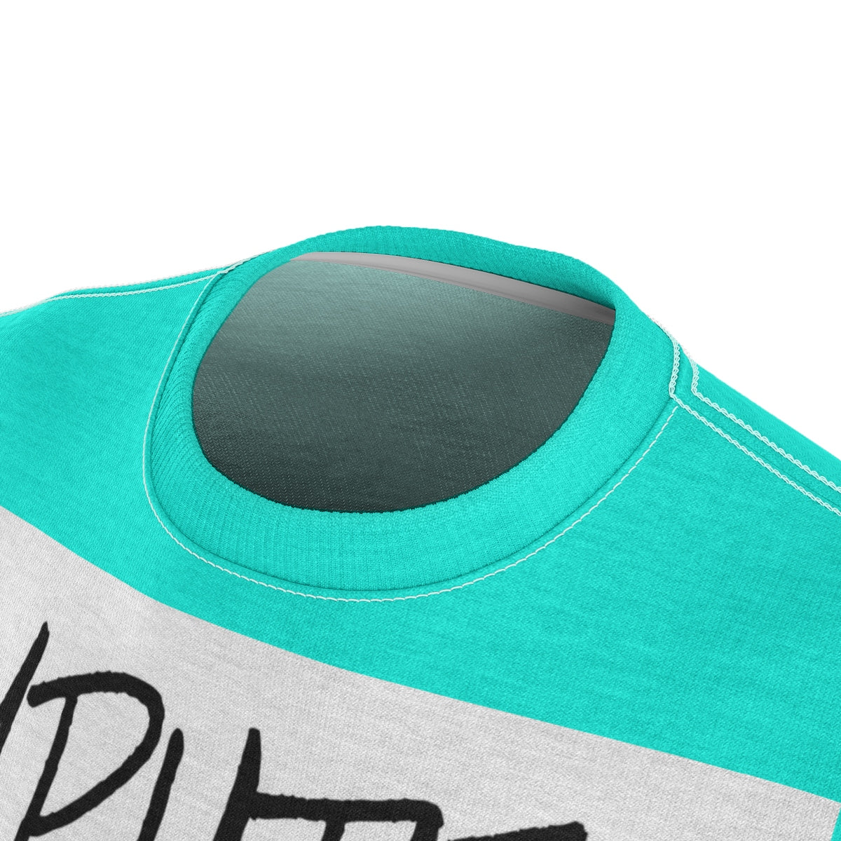Five Toes Down New Normal Turquoise Unisex Cut & Sew Tee