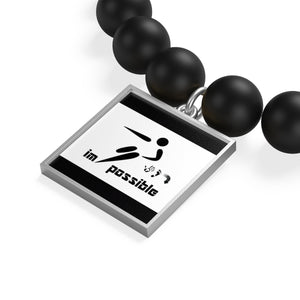Five Toes Down Possible Matte Onyx Bracelet