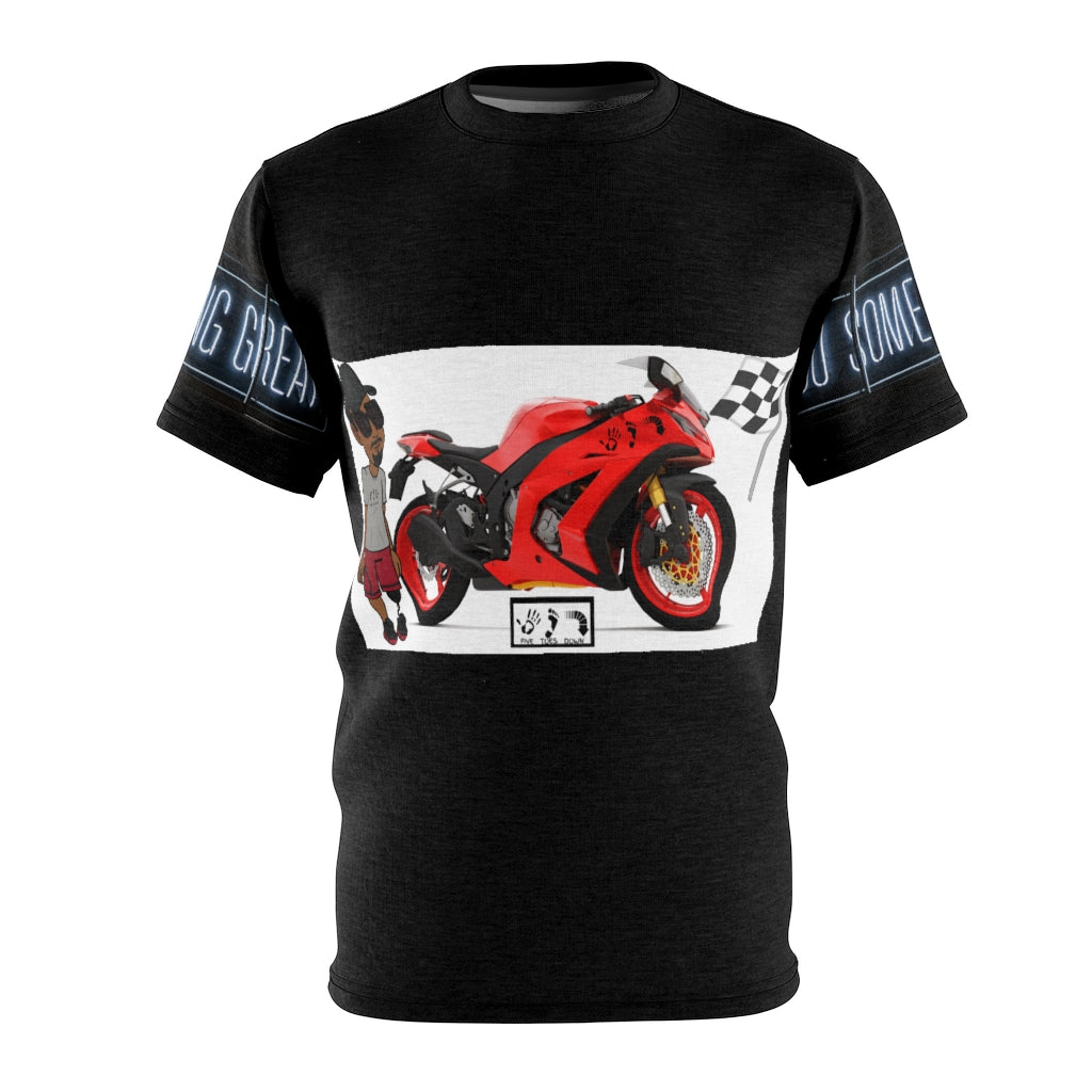 Five Toes Down 2 Wheels Unisex Cut & Sew Tee