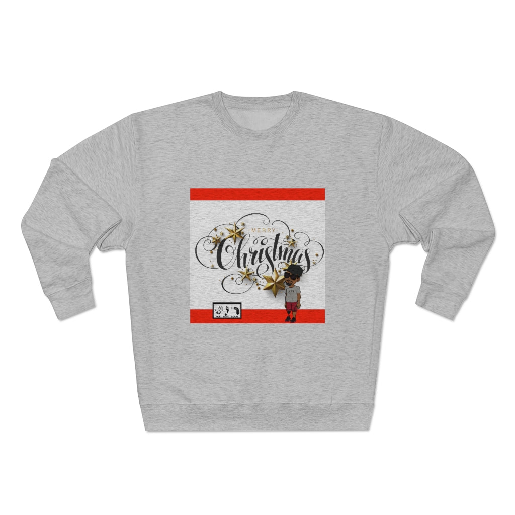 Five Toes Down Merry Christmas Unisex Sweatshirt/Red