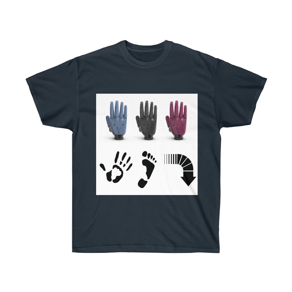 Five Toes Down Amputee Unisex Tee