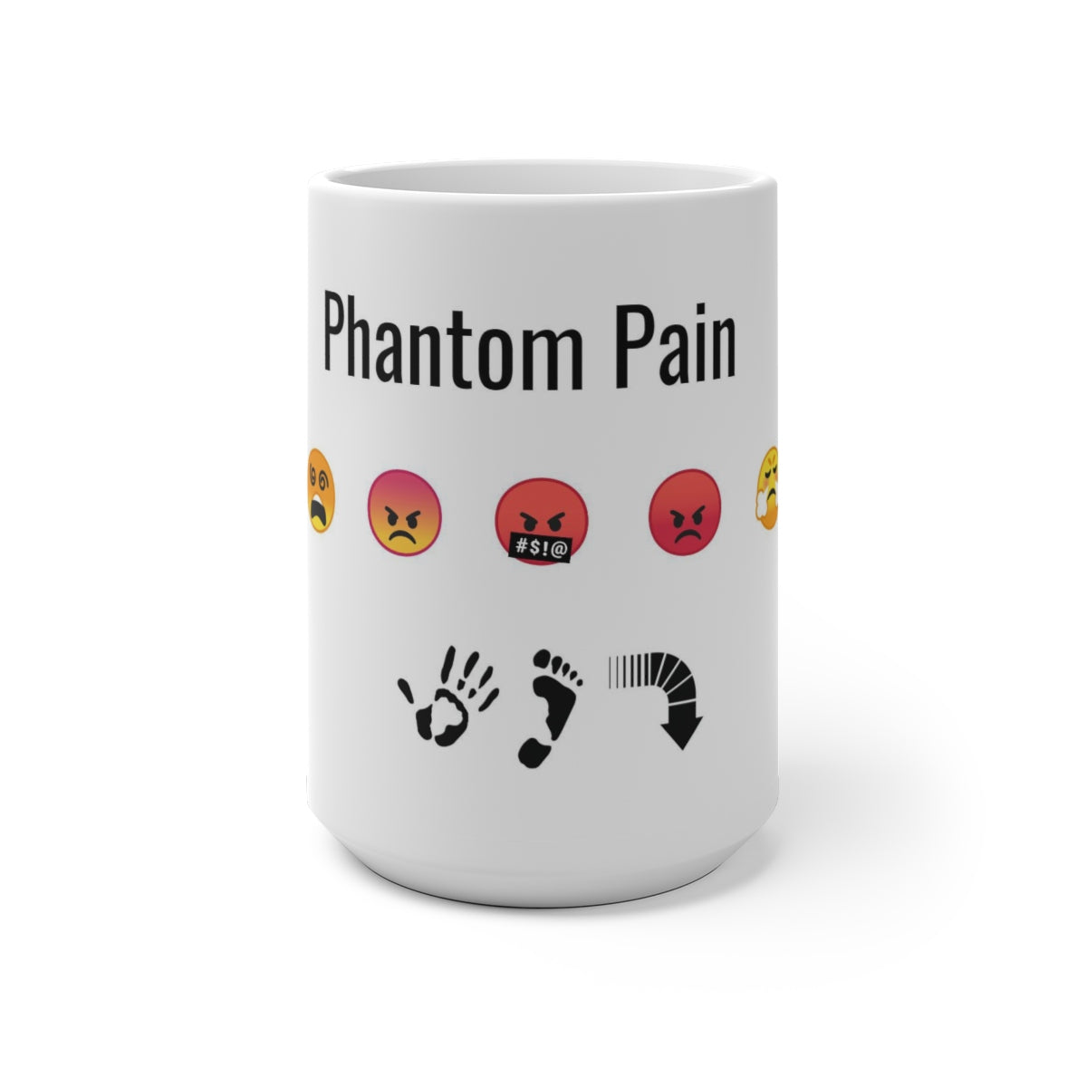 Five Toes Down Pain Color Changing Mug